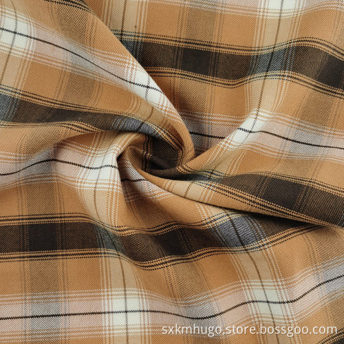 21S Yarn Dyed Plaid Flannel Fabric for Shirt